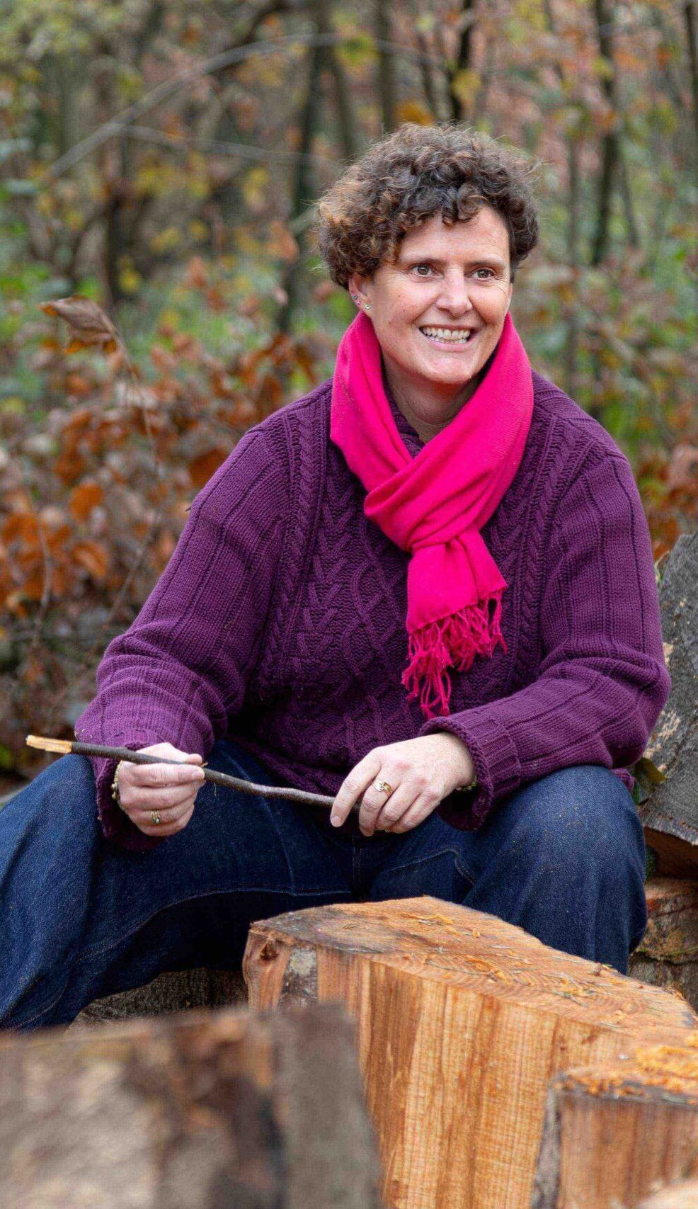 Anja Kruska bos hout